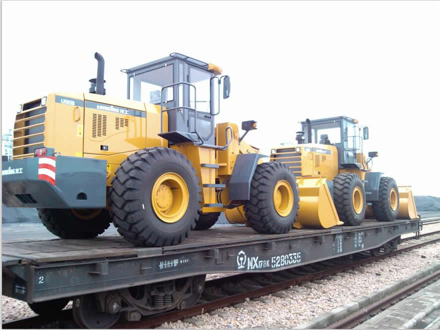 Shanghai - Uzbekistan Large forklift excavator transport